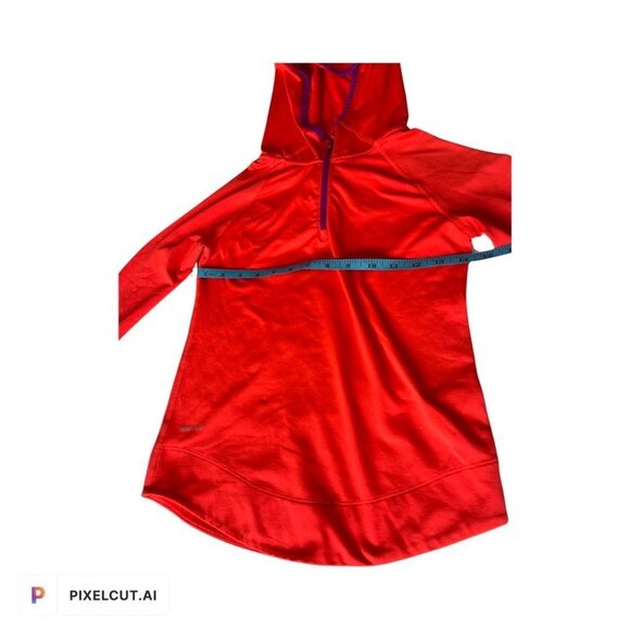 Nike Pro Youth Girls Atheltic Sweater Size M Orange Purple Features - Picture 6 of 8